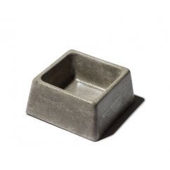 Miska betonová čtverec 0,6 l