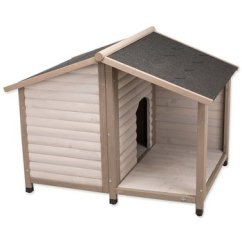 Bouda natura Lodge M–L 130×100×105cm šedá