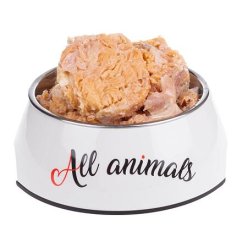 ALL ANIMALS losos kousky, konzerva pro psy, 200g