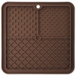 Podložka lízací Epic Pet Lick&Snack čtverec hnědý 20x20cm