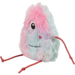Monster příšerka jednooká 12 cm, s catnipem, plyš, růžová/světlemodrá