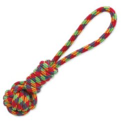 Hračka Dog Fantasy přetahovadlo tenisák házecí 34cm