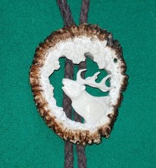 Vyřezávané bolo růže - jelen