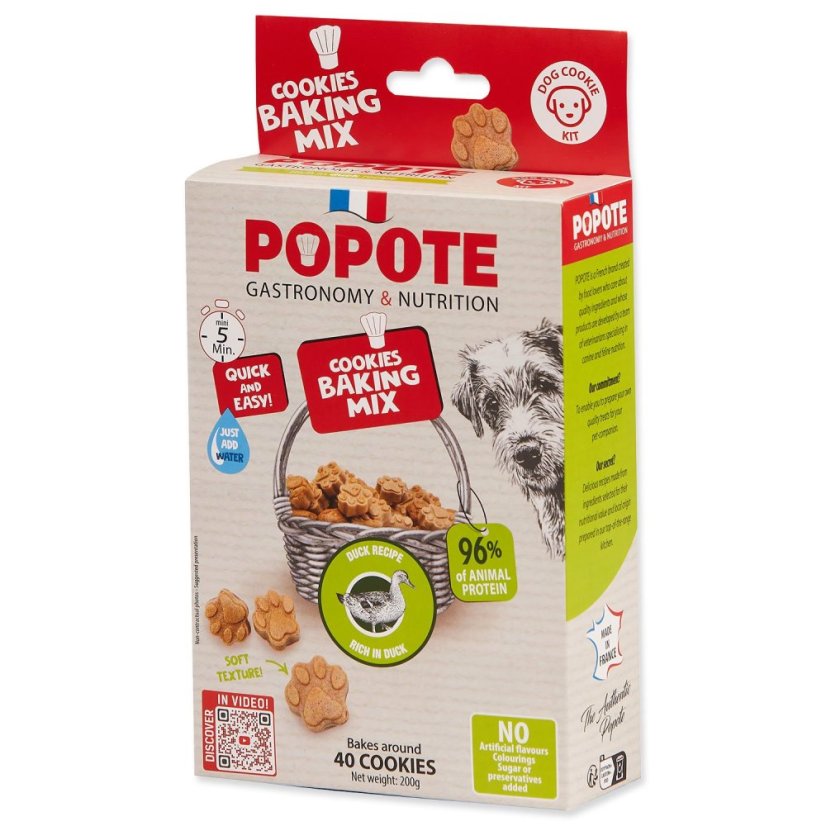 Pečící směs Popote kachní pro psy  200g