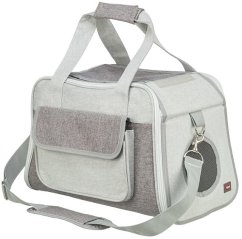 Transportní taška LIBBY, 25 x 27 x 42 cm, do 7 kg, šedá