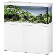 Akvarijní set Eheim se stolkem Vivaline LED bílý 121x41x124 240l