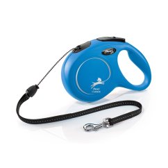 Flexi New Classic lanko M 8 m (20 kg) modrá