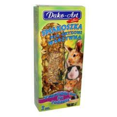 Tyčinka hlodavec se zeleninou Dako (2 ks)