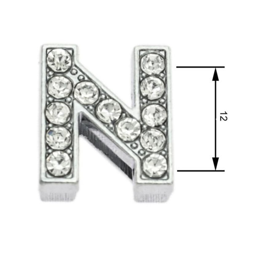 Navlékací písmenka N 12 mm