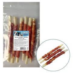 Tyčinka buvolí obalená kachním masem JUKO Snacks 12,5 cm (6 ks)