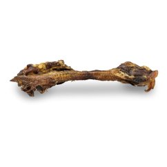 KIDDOG 100% Natural Snack, vepřová průdušnice s ohryzkem  27 - 29 cm / 80 - 100 g