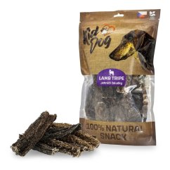 KIDDOG 100% Natural Snack, jehněčí žaludek, 12 cm / 300 g