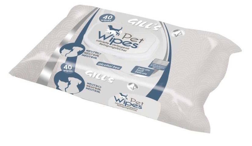 GILL´S Vlhčené ubrousky Neutral (40 ks)