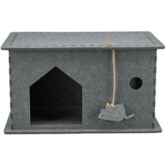 Filcový domek / jeskyně LENE 54 x 30 x 35 cm, šedá
