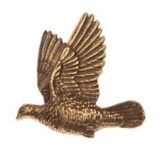 Holub v letu (odznak na klobouk)