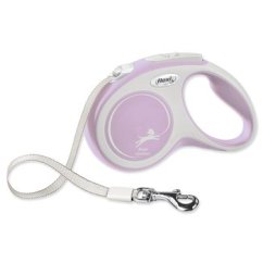 Vodítko Flexi New Comfort páska S růžové 5m