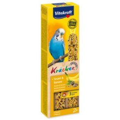 Tyčinky Vitakraft Kracker andulka, s banány 2ks