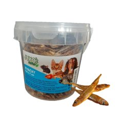 Rybičky sušené (3 - 7 cm) JUKO, dóza 500 ml ( 80g )