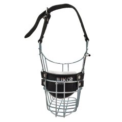 Náhubek zinek/kůže kokr, foxteriér, velššpringršpaněl - pes