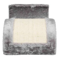 Škrábací VLNA Wavy sisal 29x18x50cm,  - šedá/přírodní