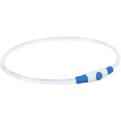 Flash light ring USB, blikací obojek, modrá (RP 2,10 Kč)