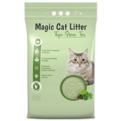 Kočkolit Magic Litter Tofu zelený čaj ,5,4kg/12l