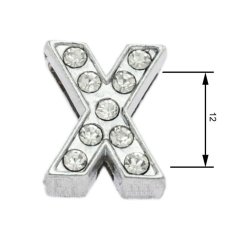 Navlékací písmenka X 12 mm