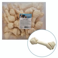 Uzel buvolí bílý JUKO Snacks 13 cm (25 ks)