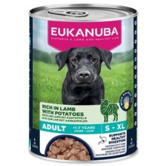 Konzerva EUKANUBA Adult bohatá na jehněčí s bramborami 400 g