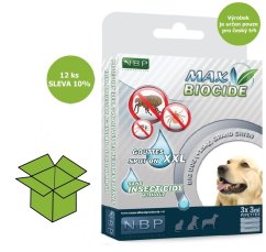 Max Biocide Spot-on Dog XXL repelentní kapsle, pes 3 x 3 ml (12 ks) SLEVA 10 % !CZ!