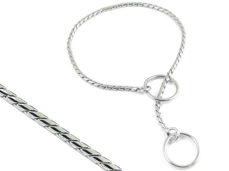 Obojek výstavní hadí řetízek 50 cm