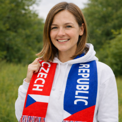 Zimní fanouškovská šála