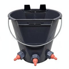 Krmné vědro pro jehňata a kůzlata 3 dudlíky, 8 l