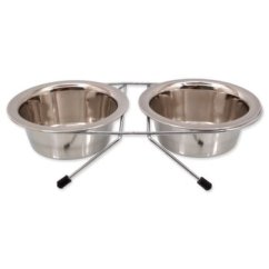 Stojánek Dog Fantasy nerez souprava 13cm 2x0,38l