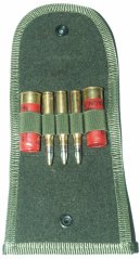 Lodenové pouzdro na náboje (3x K+2x B)