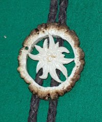 Vyřezávané bolo růže - alpská protěž