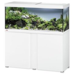 Akvarijní set Eheim se stolkem Vivaline LED bílý 121x41x124 240l