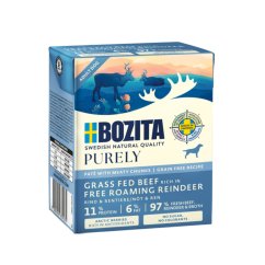 Bozita Purely Dog paté s hovězím a sobem GF 370 g