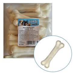 Kost buvolí bílá JUKO Snacks 12,5 cm (20 ks)