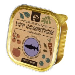Top Condition Dog Salmon & Cranberries paté 150 g 
