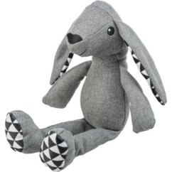 Zajíc Bunny 39 cm, látková hračka bez zvuku, šedá