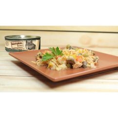 Natural Greatness kuřecí prsa, hovězí játra, zelenina, konzerva pro psy 156 g