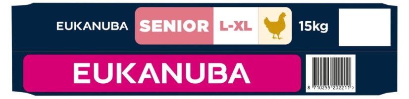 Krmivo EUKANUBA Senior Large rich in fresh chicken 15kg