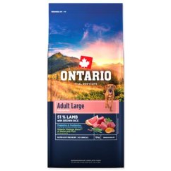 Krmivo Ontario Adult Large Lamb & Brown Rice 12kg