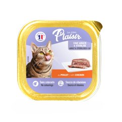 Plaisir Dog kuřecí, vanička 300 g