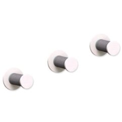 Set Trixie k připevnění na stěnu 3 schůdky bílá/šedá 3x 18x22cm