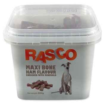 Pochoutka Rasco kalciová kost se šunkou 6cm 500g