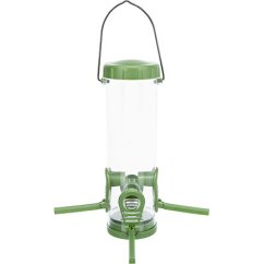 Zahradní závěsné automatické krmítko 4 otvory 450ml/23cm