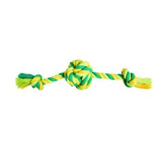 Míč se 2 rameny HipHop Dog bavlněný 30 cm / 160 g limetková, zelená