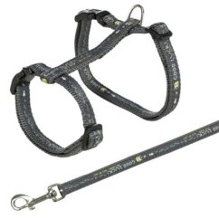 Postroj pro kočku s vodítkem XL GOOD LUCK 34-57cm/13mm
